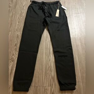 Essentials fear of god sweatpants black size large